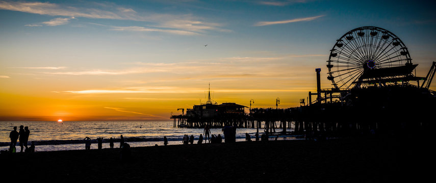 plage de Santa Monica (Californie)