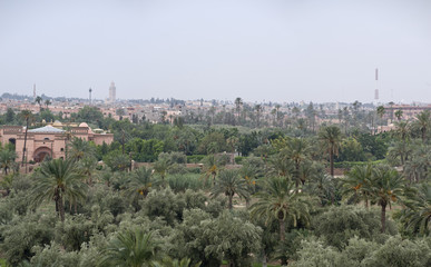 panoramica di marrakech marocco 