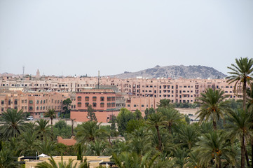 Fototapeta na wymiar panoramica di marrakech marocco 