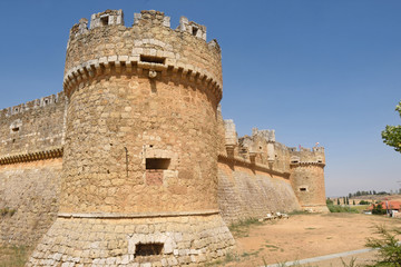 Fototapeta na wymiar Castle of Grajal de Campos, Leon province, Castilla and Lean, Spain
