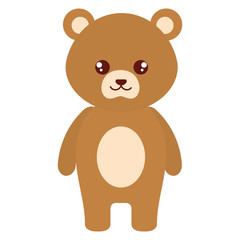 cute and tender bear character