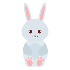 cute and tender rabbit character