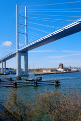 Die Rügenbrücke bei Stralsund