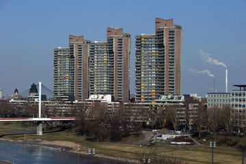 Neckarhochhäuser in Mannheim