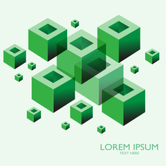 Obraz premium Vector illustrator Geometric Background.