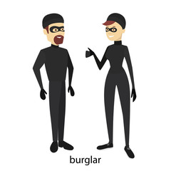 Isolated theft couple.