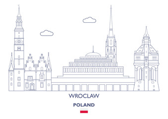 Wroclaw City Skyline, Poland