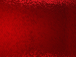 Scales or squama red texture or metallic background