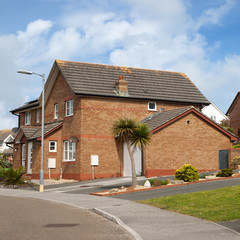 Typical english house,Cornwal England UK