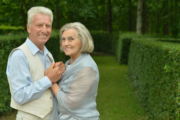  beautiful caucasian senior couple 