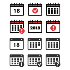 Event icon. Annual plan vector. Vector Calendar Icons