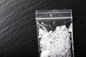 methamphetamine in the package