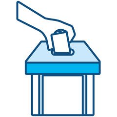 voting vector illustration