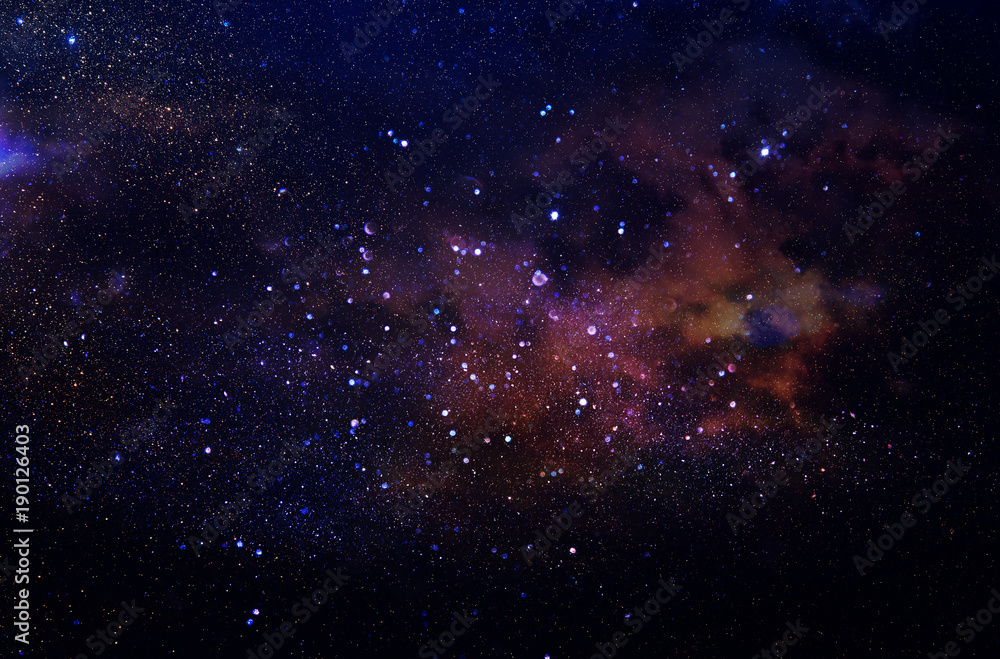 Wall mural galaxy and nebula . starry outer space background texture.