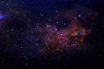 Obraz na płótnie Canvas Galaxy and nebula . Starry outer space background texture.