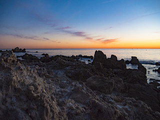 4k Sunset Beach Travel Rocky Shore Tropical Sundown Colorful Backgrounds