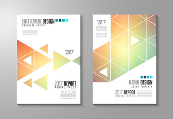 Brochure template, Flyer Design or Depliant Cover for business purposes.