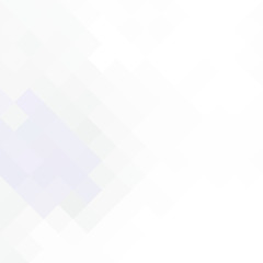 Abstract gray white background with mesh of rhombus or squares. Mosaic. Geometric template.