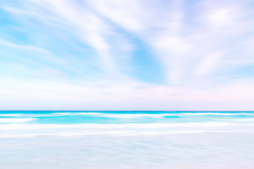 Fototapeta premium Abstrakcjonistyczny nieba i oceanu natury tło