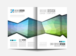 Brochure template, Flyer Design or Depliant Cover for business purposes.