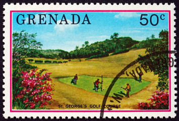 Postage stamp Grenada 1976 St. George’s golf course