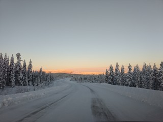 Fototapeta na wymiar Winter nature in Sweden