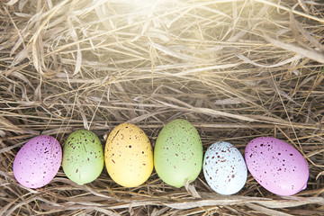 Colorful Easter eggs