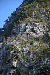 Italian side of Alps in autunm