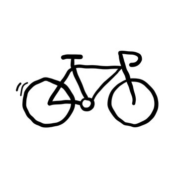 Bicyle Doodle Vector