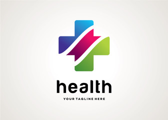 Health Logo Template Design Vector, Design Concept, Creative Symbol