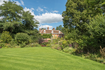 Fototapeta na wymiar English Country Garden in the summer