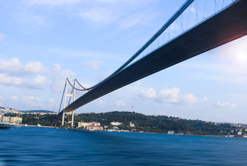 Bosphorus Bridge. Photo of Boshporus bridge in Istanbul, Turkey