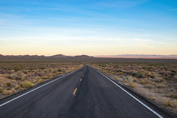 County road in Arizona, USA