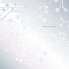 Circuit board, digital technology background. Vector illustration. EPS 10.