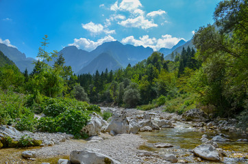 Paysage dans les Alpes Juliennes