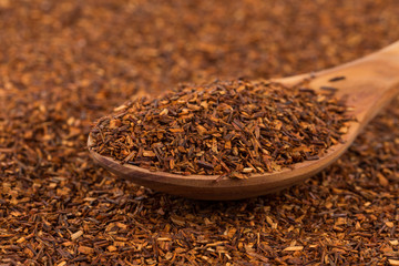 Heap of dry rooibos tea