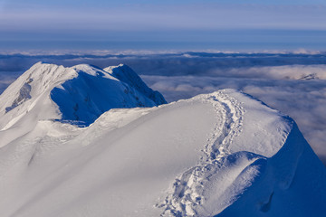 mountain landscape in winter
