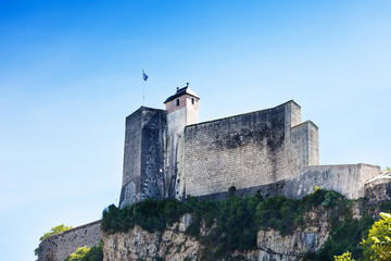 Citadel of the walled city in Besancon, France