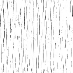 Vertical wooden texture. Seamless old wood patten. Vector vertical cracks. Black lines on white background