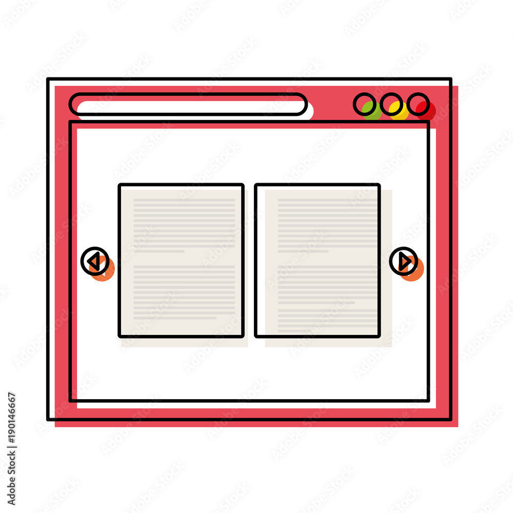 Poster computer window design