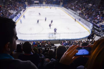 Fototapeten Hockey fans on stadium © kovop58