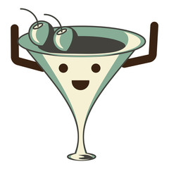 Kawaii cocktail drink 