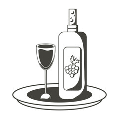 Wine bottle icon