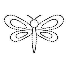 dragonfly insect spring season pictogram