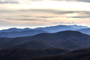 Naklejka premium Mountains in Shenandoah