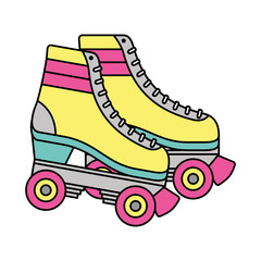 retro roller skates wheels trendy vintage