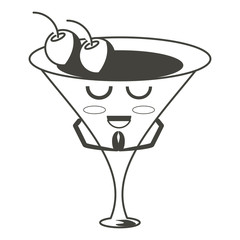 Kawaii cocktail drink 