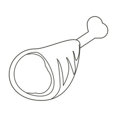 ham leg icon