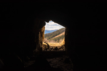 A cave near Keystone, Colorado. 