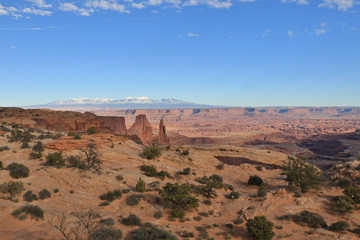 Canyon and Mountains